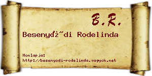Besenyődi Rodelinda névjegykártya